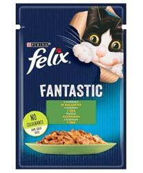 FELIX Fantastic Królik 85g - pełnowartościowa mokra karma dla kotów dorosłych