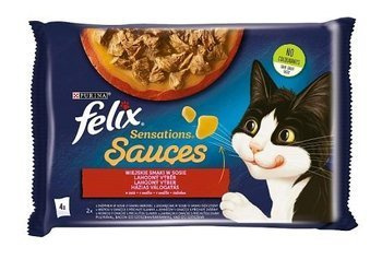 FELIX Sensations Indyk w sosie MP(4x85g) -  pełnowartościowa mokra karma dla dorosłych kotów wszystkich ras