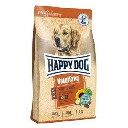 Happy Dog NaturCroq  Rind & Reis 15kg - sucha karma dla psa wołowina i ryż 15 kg