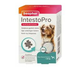 IntestoPro tabletki dla psa 20 tabletek po 1200mg - tabletki wspomagające funkcje jelit u psów <20kg 20szt.