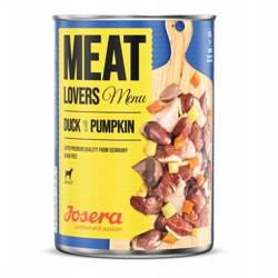 Josera Meat Lovers Menu Kaczka z dynią 400g - mokra karma dla dorosłych psów, 400 g