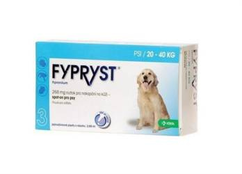 KRKA FYPRYST Spot-on 268 mg/2,68 ml na pchły i kleszcze pies 20-40kg 1 pipeta x 2,68ml
