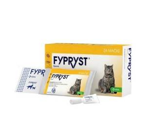 KRKA FYPRYST Spot-on 50 mg/0,5 ml na pchły i kleszcze kot 1 pipeta x 0,5ml