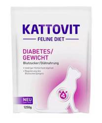 Kattovit Diabetes Weight Dieta Dla Kotów, 1250g - sucha karma dla kotów diabetyków, 1250g