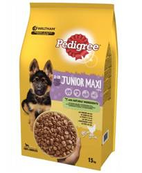PEDIGREE Junior 15 kg (duże rasy) - sucha karma dla psów z kurczakiem i ryżem 15kg !