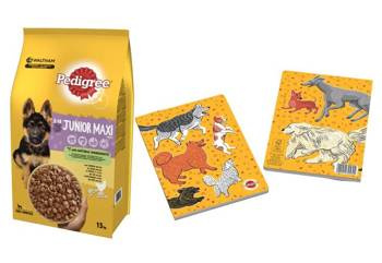 PEDIGREE Junior 15 kg (duże rasy) - sucha karma dla psów z kurczakiem i ryżem 15kg + Notatnik PEDIGREE GRATIS