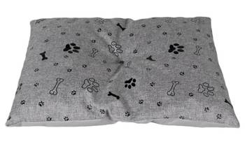 PET IDEA Legowisko poduszka dla psa L 80 x 60 cm szara