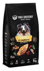 Paka Zwierzaka, karma sucha, SH Turkey & raspberry Adult 9 kg (indyk i maliny) - sucha karma dla psów, 9 kg