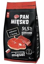 Pan Mięsko 20 kg - sucha karma dla psów dorosłych, wołowina z koziną M 20kg