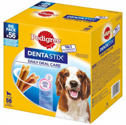 Pedigree Dentastix 10-25kg 56 szt. - przysmak dla psów rasy średniej 56szt !