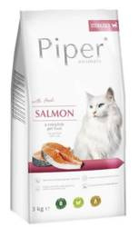 Piper karma sucha dla kota z łososiem 3 kg - sucha karma dla kotów dorosłych, 3 kg