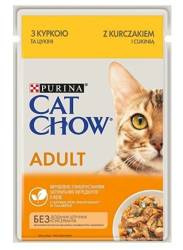 Purina CAT CHOW Adult Kurczak 85 g- mokra karma dla kota 85g