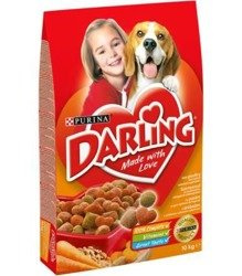 Purina Darling Made With Love - sucha karma dla psów drób, warzywa 10kg