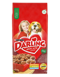 Purina Darling z Wołowiną i Kurczakiem 15kg - sucha karma dla dorosłych psów wszystkich ras, 15 kg