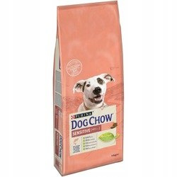 Purina Dog Chow Sensitive Salmon 14 kg - sucha karma dla psów z łososiem 14kg