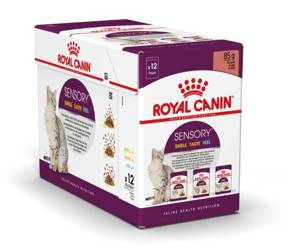 Royal Canin FN Sensory Multipack w sosie 4x3x85g - mokra karma dla kotów dorosłych, 12 x 85 g