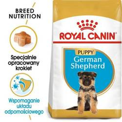 Royal Canin German Shepherd Puppy 3 kg - sucha karma dla szczeniąt i młodych psów rasy owczarek niemiecki 3kg