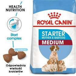 Royal Canin Medium Starter Mother & Babydog 12 kg - sucha karma dla suk i szczeniąt 12kg