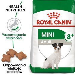Royal Canin Mini Adult +8 8 kg - sucha karma dla dorosłych psów rasy małej 8kg