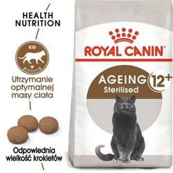 Royal Canin Senior Ageing Sterilised 12+ 2 kg - sucha karma dla starszych kotów powyżej 12 roku życia po sterylizacji 2kg