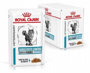 Royal Canin VHN Cat Sensitivity Chick 85 g - Pełnoporcjowa dietetyczna karma dla kotów.