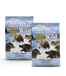 Taste Of The Wild Pacific Stream - sucha karma dla psów z wędzony łososiem 2x 5,6kg