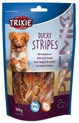 Trixie Premio Ducky Stripes 100 g - Paski dla psów z kaczki 100g