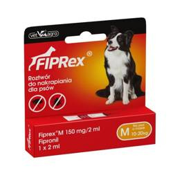 VET-ARGO FIPREX przeciwko pchłom i kleszczom pies M 10-20kg 1 x pipeta x 2ml