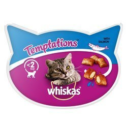 WHISKAS Temptations 60g - przysmak dla kota z łososiem
