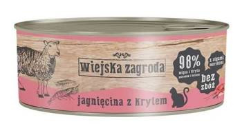 Wiejska Zagroda Kot Jagnięcina z krylem 85g