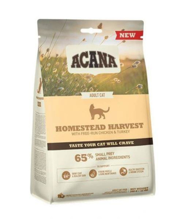 Acana Homestead Harvest Cat 340 g - sucha karma dla kotów dorosłych 340 g