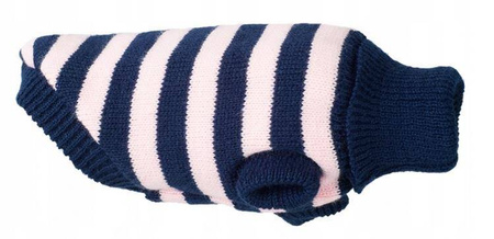 Amiplay Sweterek dla psa Glasgow 19 cm Paski różowe