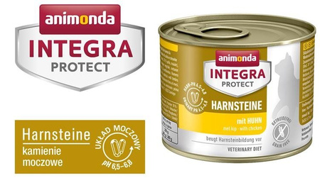 Animonda Integra Protect Harnsteine mit Huhn 200 g - mokra karma dla kotów ze zwyrodnieniem stawów z kurczakiem 200g