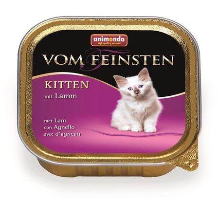 Animonda Vom Feinsten Kitten mit Lamm 100 g - mokra karma dla kociąt z jagnięciną 100g