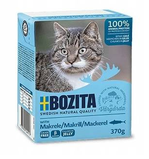BOZITA Feline mit Makrele 370 g - mokra karma dla kotów dorosłych, makrela 370 g
