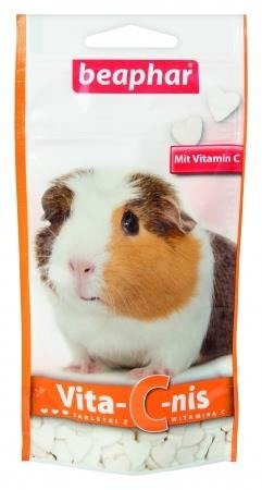 Beaphar Vita-C-nis 50 g - tabletki  dla świnek morskich z witaminą C 50g