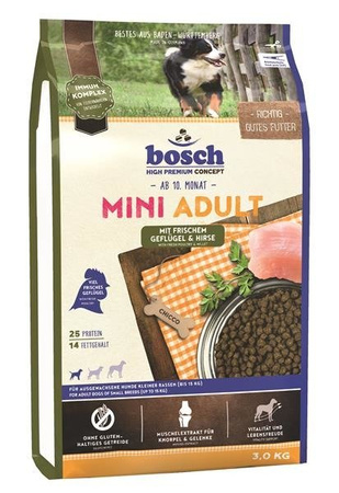Bosch PetFood Bosch Mini Adult 3 kg - sucha karma dla dorosłych psów rasy małej 3kg
