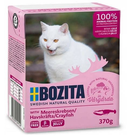 Bozita Feline mit Meereskrebsen 370 g - mokra karma dla kotów z rakami 370g