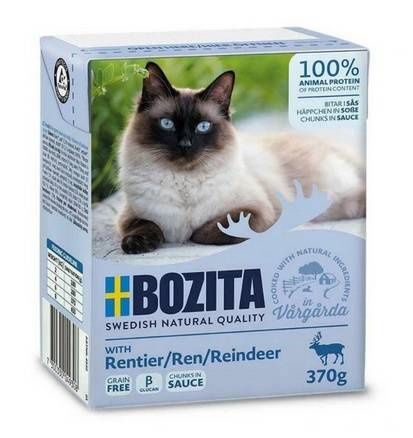 Bozita Feline mit Rentier 370 g - mokra karma dla kotów z reniferem 370g