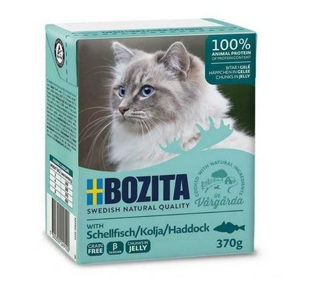 Bozita Feline mit Schellfisch 370 g - mokra karma dla kotów z łupaczem 370g