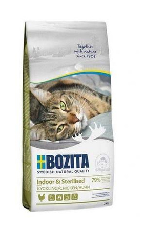 Bozita Indoor & Sterilised Chicken 2 kg - karma dla kotów sterylizowanych i żyjących wewnątrz 2 kg