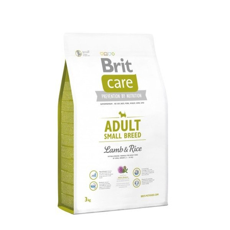 Brit Care Adult Small Breed Lamb & Rice 3 kg - sucha karma dla dorosłych psów rasy małej jagnięcina ryż 3kg