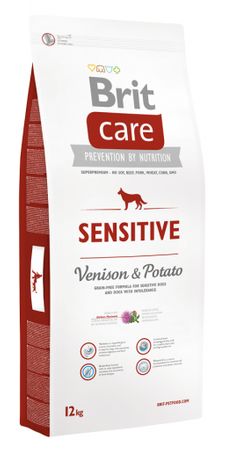 Brit Care New Sensitive 12kg - sucha karma dla psów z dziczyzną i ziemniakami 12kg