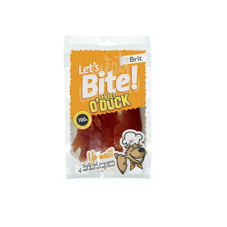 Brit Let's Bite Filet O'Duck 400 g - przysmak dla psów kaczka 400g