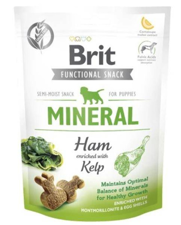 Brit care dog functional snack mineral ham puppy 150g - przysmak dla szczeniąt