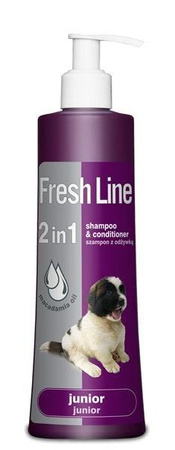 Dermapharm fresh line junior szampon z odżywką dla psów 220 ml
