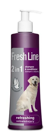 Dermapharm fresh line szampon z odżywką dla psów odświeżający 220 ml