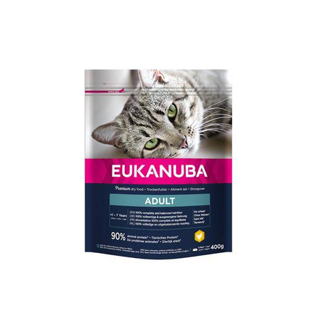 Eukanuba Top Condition 1+ Rich in Chicken, 400g - sucha karma dla dorosłych kotów, 400 g