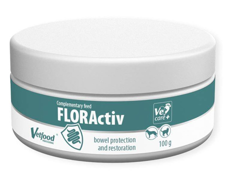 FLORActiv 100g - preparat dla psów i kotów, wspomagający odpowiednie odżywianie, 100g