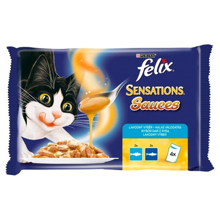 Felix Sensations Sauce Surprise Karma dla kotów 400 g (4 x 100 g)